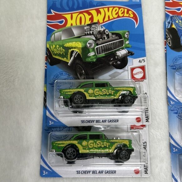 Hot Wheels Mattel Games Robot Zombot DOS Ford Chevy Bel-Air Gasser - Picture 2 of 3